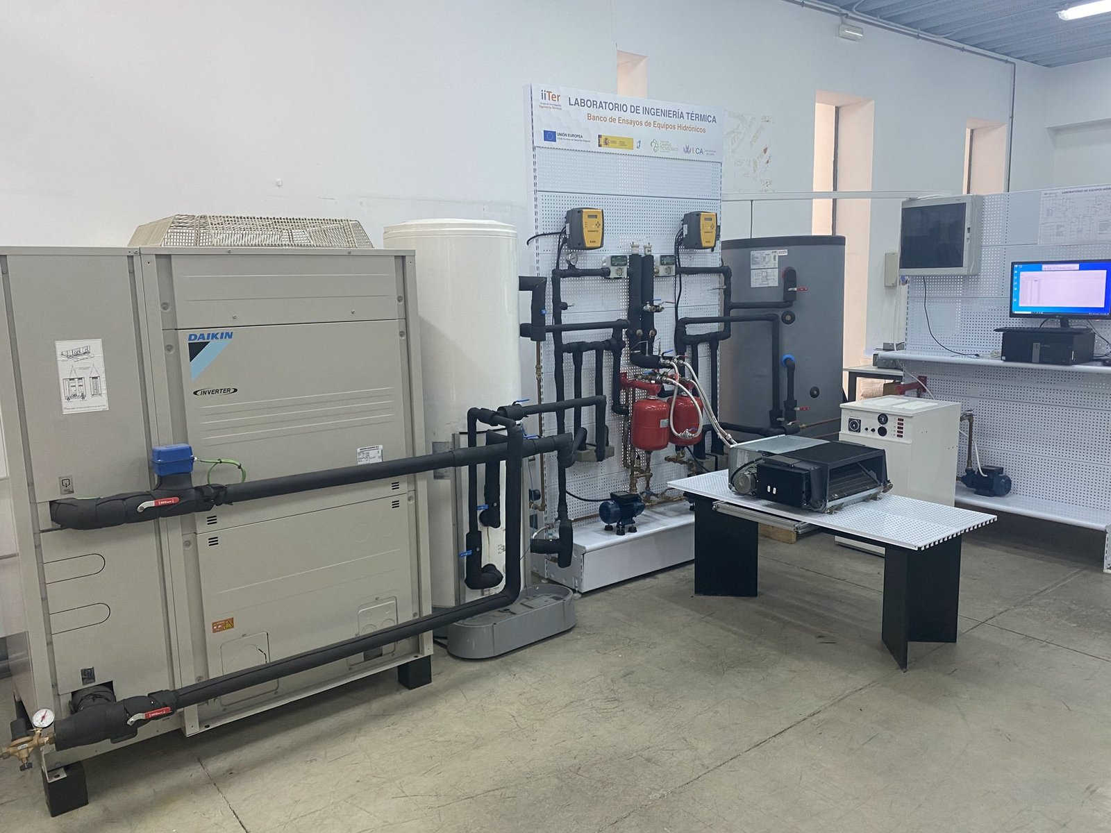 Doble cámara climática del laboratorio de Ingeniería Térmica de la Universidad de Cádiz